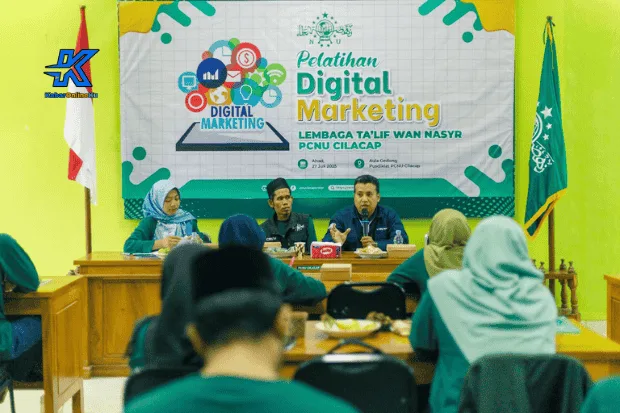 Pelatihan Digital Marketing Lembaga Ta'lif WAN NASYR PCNU Cilacap Bersama Wivi Digital Kabaronlineku.my.id