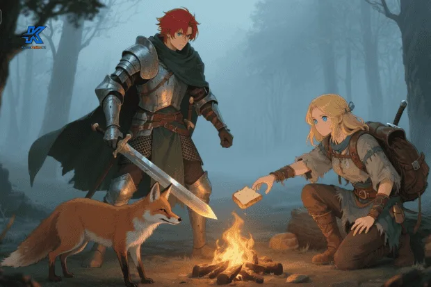 Rubah Hutan Mendekat